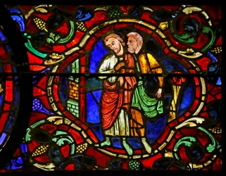 Beobachten der Weihe, Szene aus dem Leben des Hl. Martin, Kathedrale von Chartres